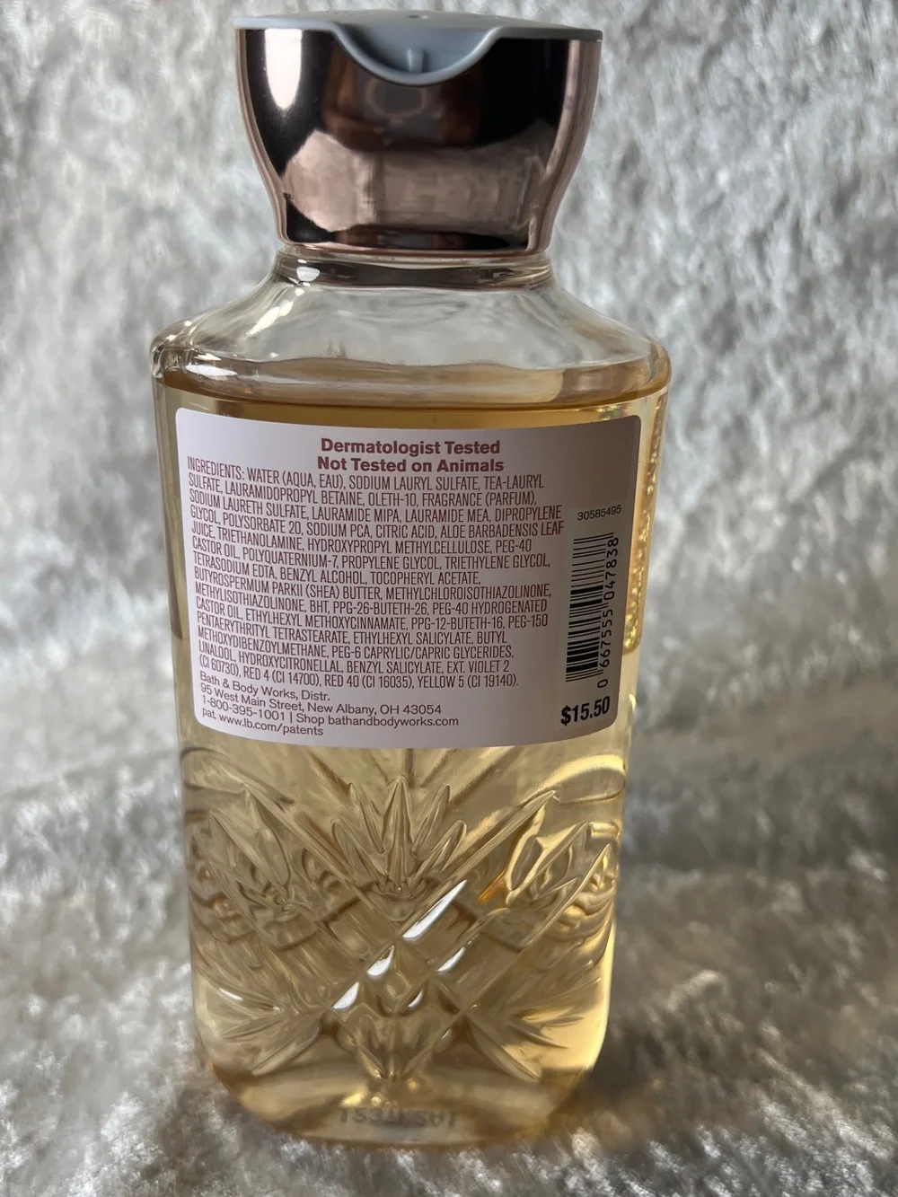 Bath & Body Works Pure Wonder Shower Gel — Gold